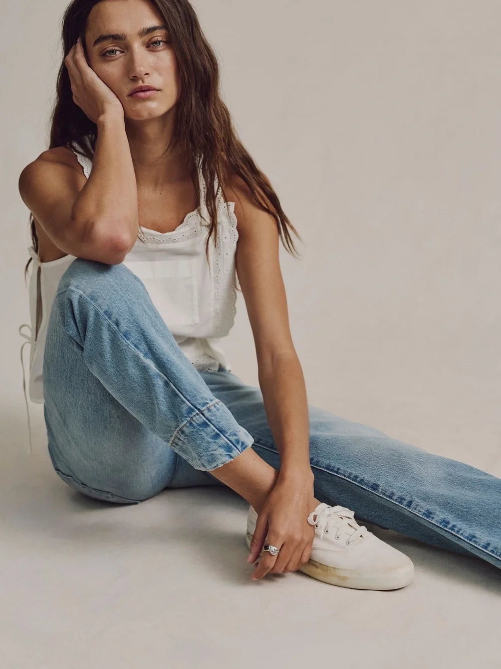 We The Free Leona Low rise Twisted slim jeans - Picture 3 of 8